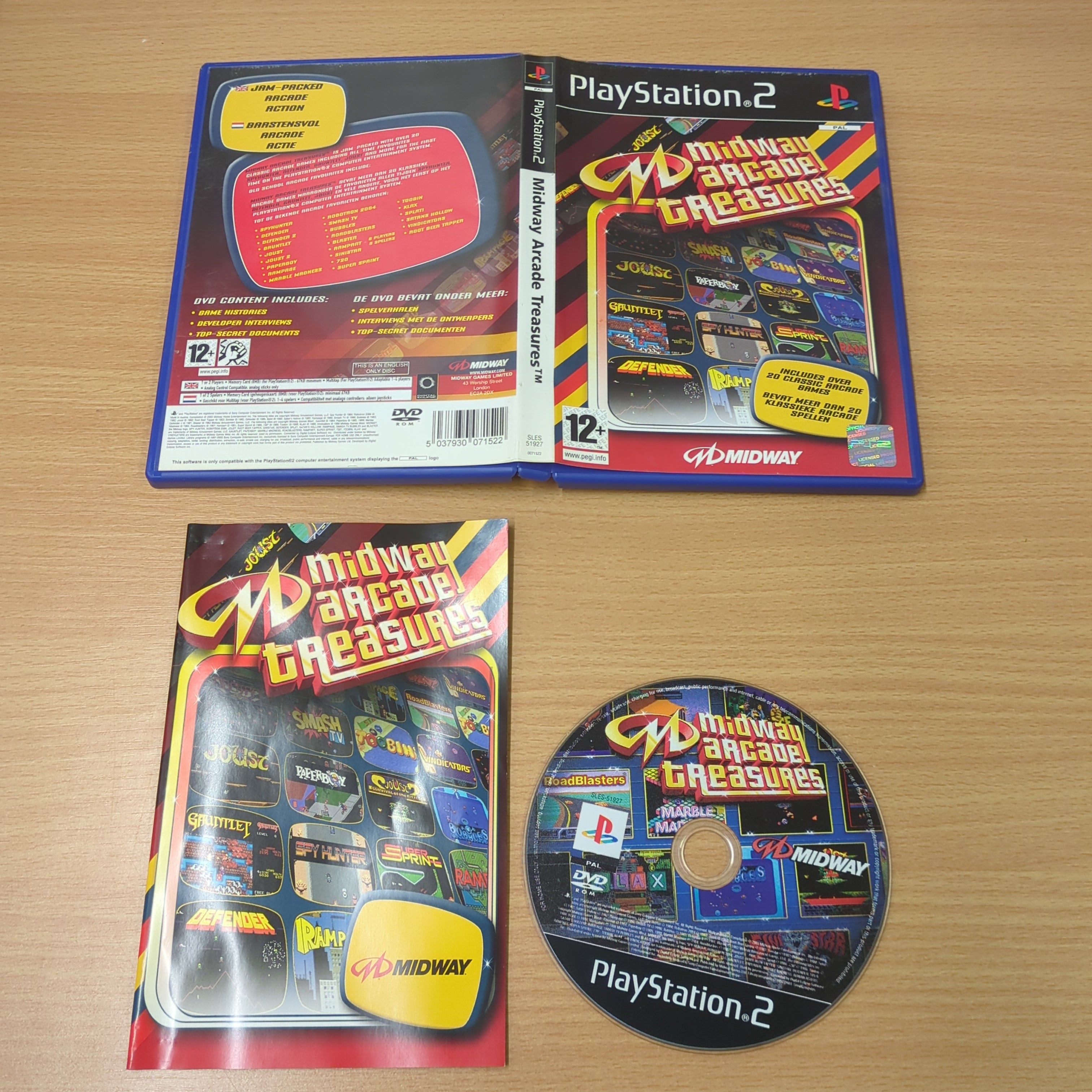 Midway Arcade Treasures Sony PS2 game Midway Arcade Treasures Sony PS2 game